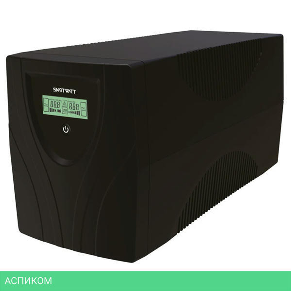 Источник бесперебойного питания Smartwatt UNI PRO LCD 1000 черный (3703020480003)