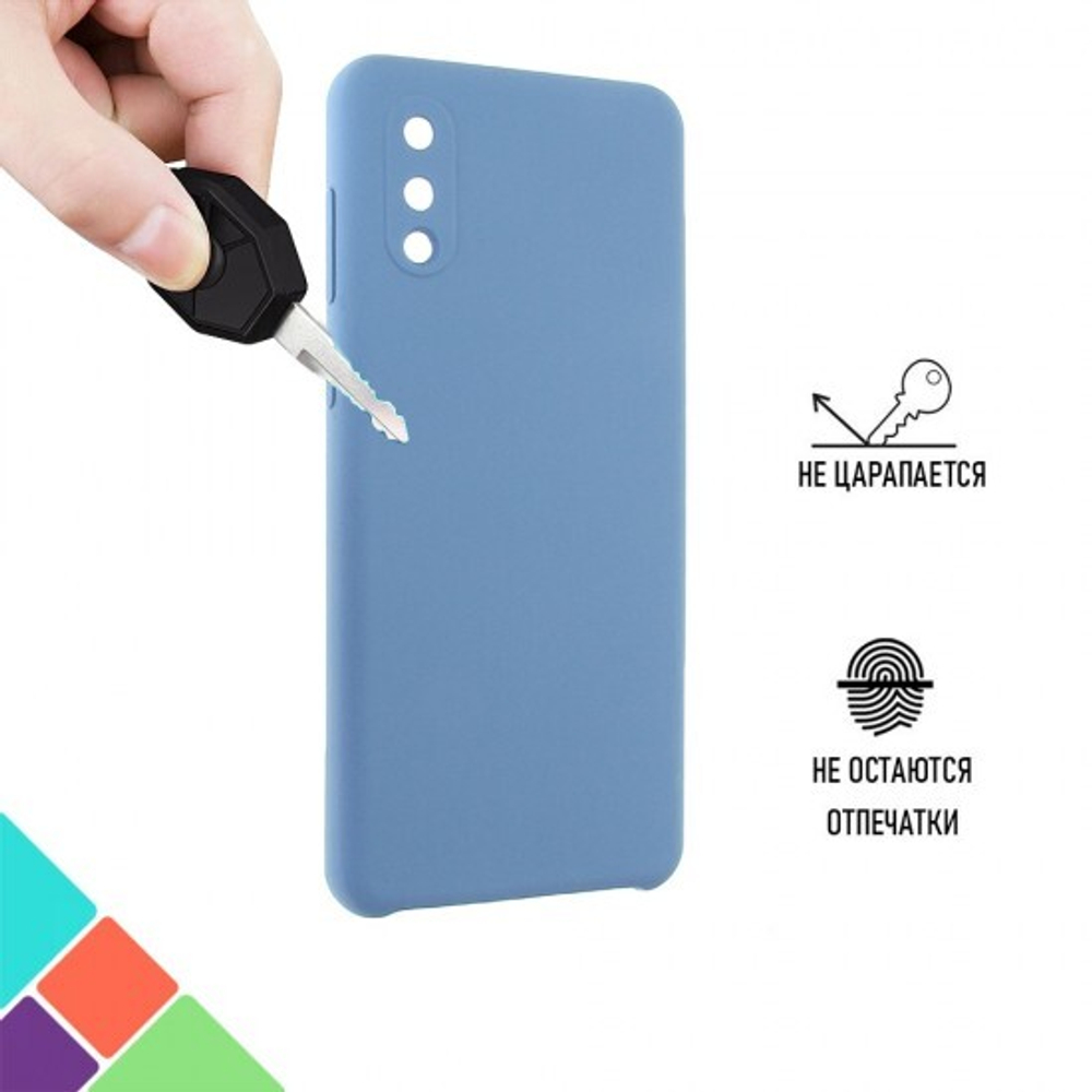 Панель для Samsung Galaxy A02 4G, SoftTouch, 007002 Черный