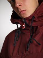 Анорак мужской без утеплителя бордовый Город Горький
