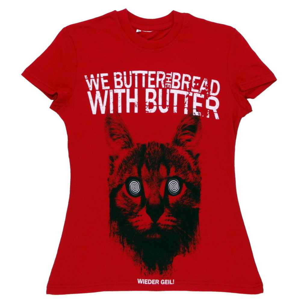 Футболка женская We Butter the Bread with Butter - Wieder Geil!