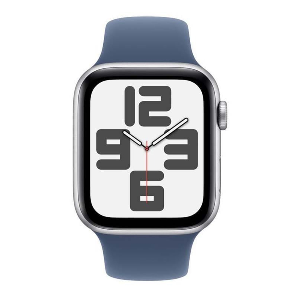 Apple Watch SE (2024), 44 мм корпус из алюминия цвета «Starlight», ремешок Sport Band размера S/M цвета «Starlight»