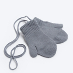 Варежки однослойные "Однотонные", темно-серый, р-р 14 (4-5 лет) 5133460, 1 шт.