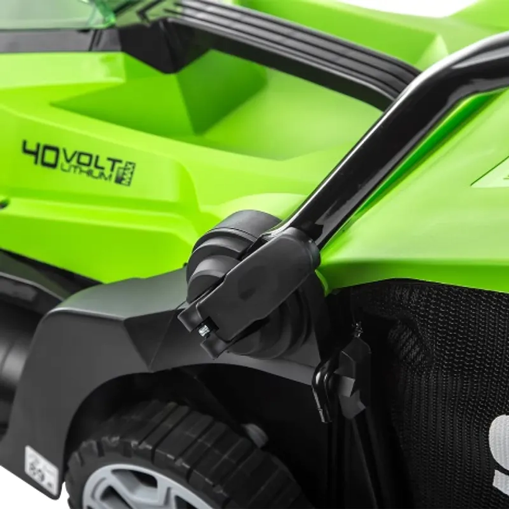 Аккумуляторная газонокосилка Greenworks G40LM35K3 40В (1 x 3 Ач, ЗУ) нож 35 см, 2501907UE