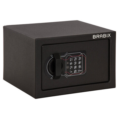 Сейф мебельный BRABIX SF-170EL (в170*ш260*г230мм), электронный замок