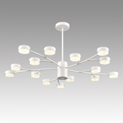 8265/15 COMFI LN26 233 металл/металл белый/белый Люстра GX53 LED 15*7W 220V TORINA