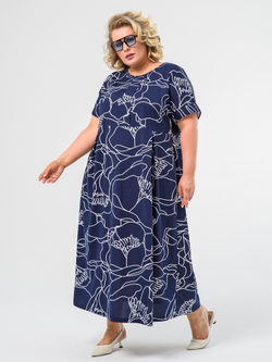 Платье женское "Маки"