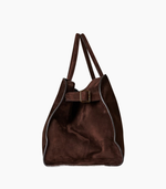 Сумка The Row Soft Margaux 15 Bag in Suede "Mocha"