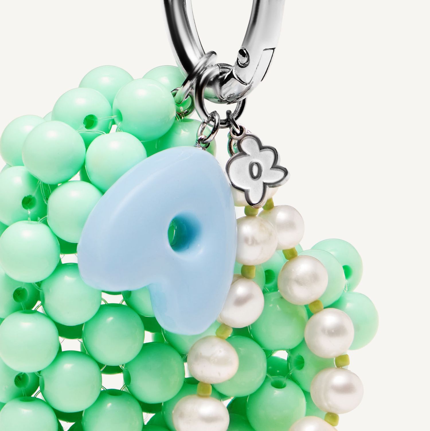 Брелок My Heart ABC Charm - Mint & Blue