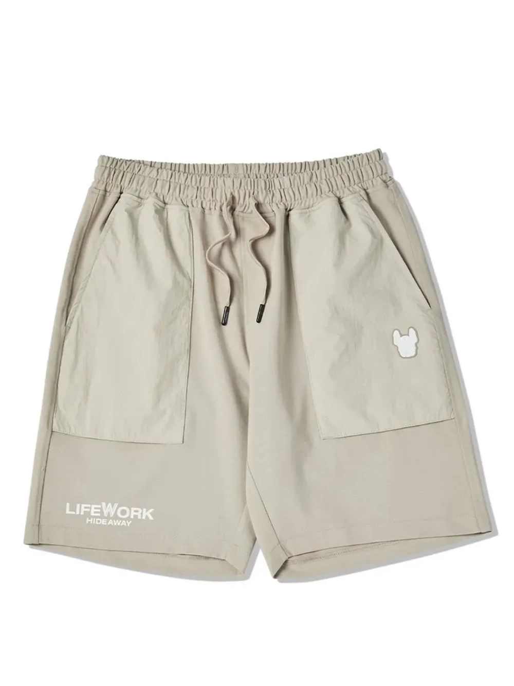 Шорты с нашитыми карманами