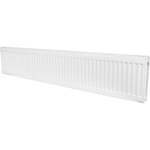 Радиатор панельный профильный ROMMER Ventil тип 11 - 300x1600 мм (подключение нижнее, цвет белый)