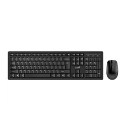 Комплект (клавиатура + мышь) Клавиатура + мышь Genius Smart KM-8200 (Dual color) (USB,1 мини-ресивер на оба устройства,104 кл кнопка SmartGenius, мембранная,800-1600 DPI) [31340003421]