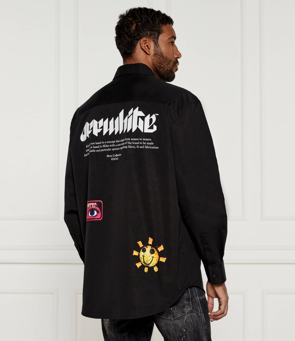 Рубашка OFF-WHITE - черный(OMGE004F 24FAB002)