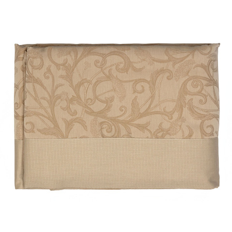 Скатерть OMBELLE chanvre бежевый 170 х 300, 100% хлопок жаккард Blanc des Vosges 170 x 300