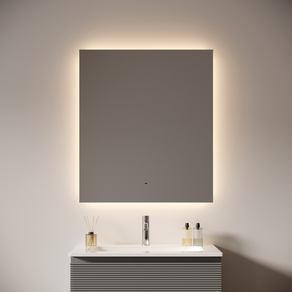 Зеркало для ванной комнаты SANCOS Square 2.0 700х800 led подсветка 2700K/4000K/5000K SQ2.700