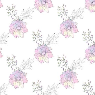 Георгины и ветки