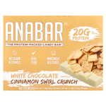 The Anabar, The Protein-Packed Candy Bar®, Хрустящие батончики с белым шоколадом и корицей, 12 батончиков по 65 г (2,29 унции)