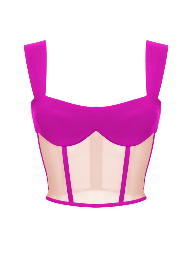 Полупрозрачный топ