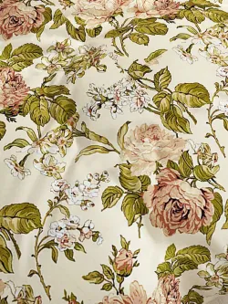 Ткань для рукоделия "Прохоровская роза" Сказка перкаль, длина 1 м., ширина 2,2 м.