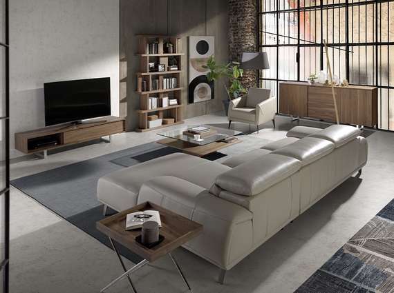 Журнальный столик Angel Cerda 2017, 100х100 см, стекло, орех