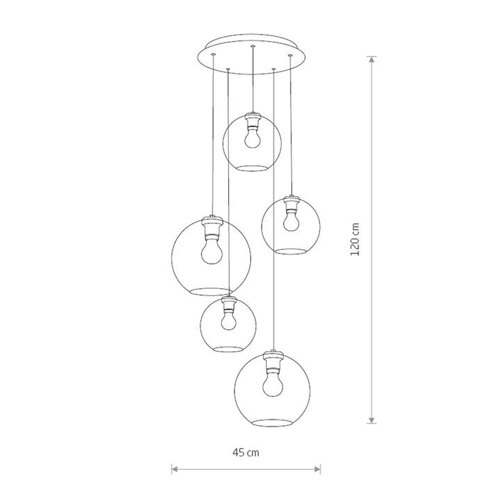 Подвесная люстра Nowodvorski Vetro 7642