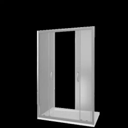 Душевая дверь в нишу Bas Infinity WTW-TD-150-G-CH 150*185 без поддона