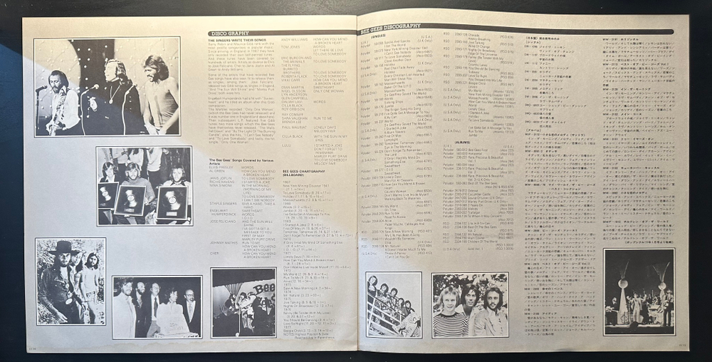 Bee Gees - Here At Last.. Bee Gees ...Live 2LP (Япония 1977г.)