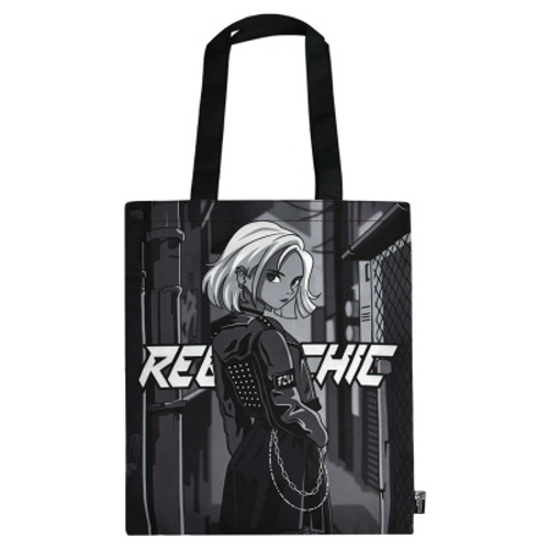 АКЦИЯ ЛИК Сумка-шоппер Феникс+, арт.69209/ 24 ДЕВУШКА В КОСУХЕ (35x45 см