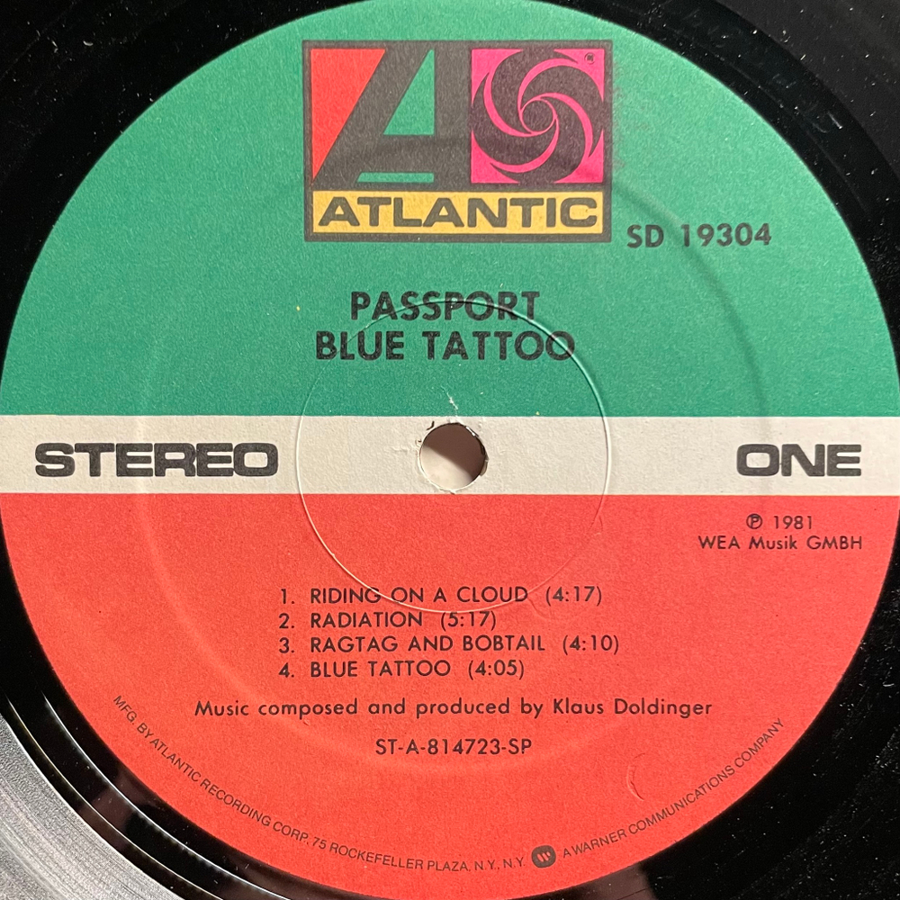 Passport ‎– Blue Tattoo (США 1981г.)