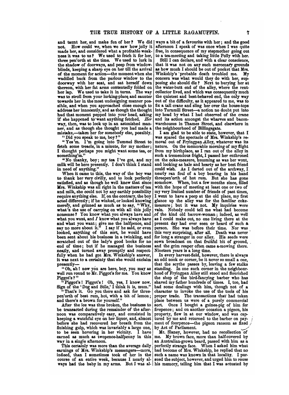 The True History of a Little Ragamuffin | James Greenwood