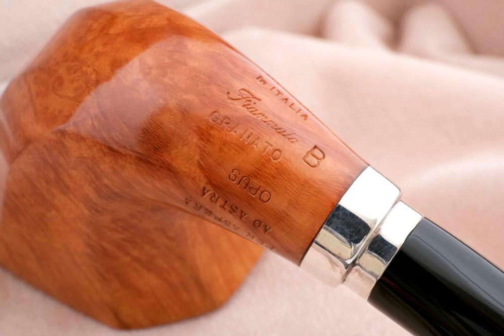 Трубка SER JACOPO Fiammata Granato, в шкатулке