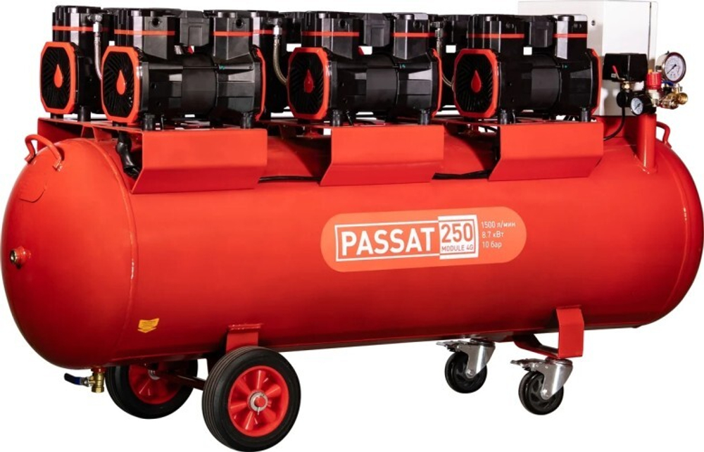 Компрессор поршневой безмасляный AURORA PASSAT-250/1500 MODULE 4G /1500 MODULE 4G 39401