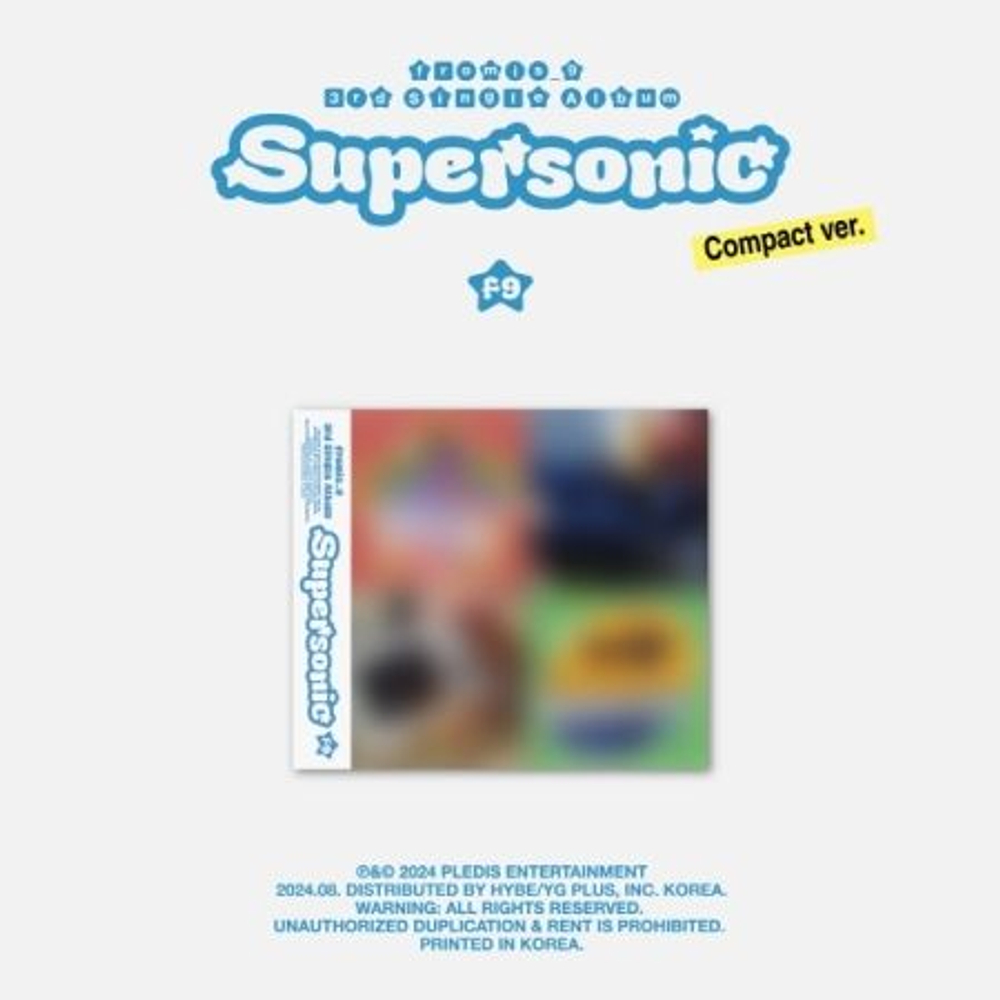 Альбом fromis_9 - SUPERSONIC 3rd Single Album COMPACT 8 Version SET