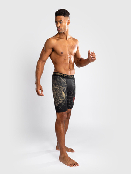 Шорты компрессионные Venum Santa Muerte 5.0 Deep Black/Gold