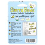 Sierra Bees, набор органических бальзамов для губ, 4 штуки, вес: 4,25 г (0,15 унции) каждый