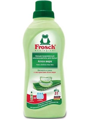 Frosch Концентрированный ополаскиватель для белья (Алое Вера), 0,75л