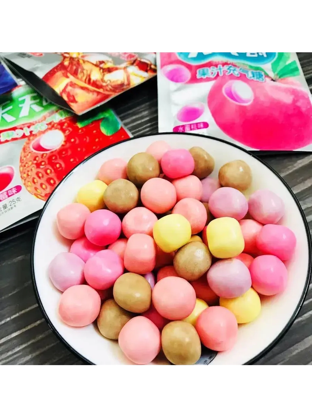 Жевательные конфеты со вкусом Арбуза 22 г * 12 шт