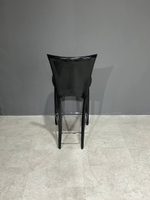 Стул барный FEWDDY/9 черная кожа, лак, Serico