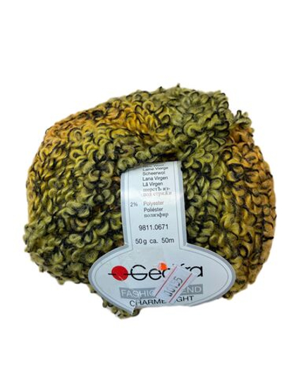 Пряжа от Gedifra букле (Германия) CARME LIGHT 33% шерсть 65% полиакрил 2% п/э 1 моток (50г- 50м)