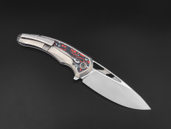 Складной нож Whale M390 Nebula carbon