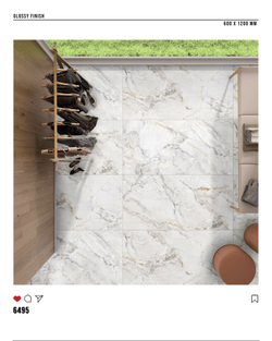 Керамогранит glossy №6, 60х120, 6495