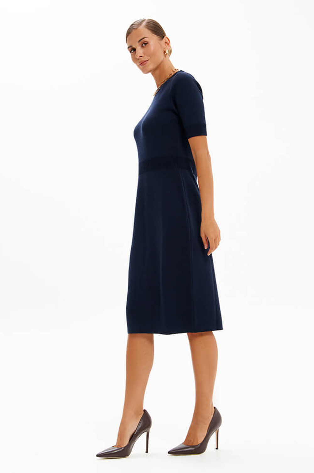 51700 Платье женское (темно-синий)