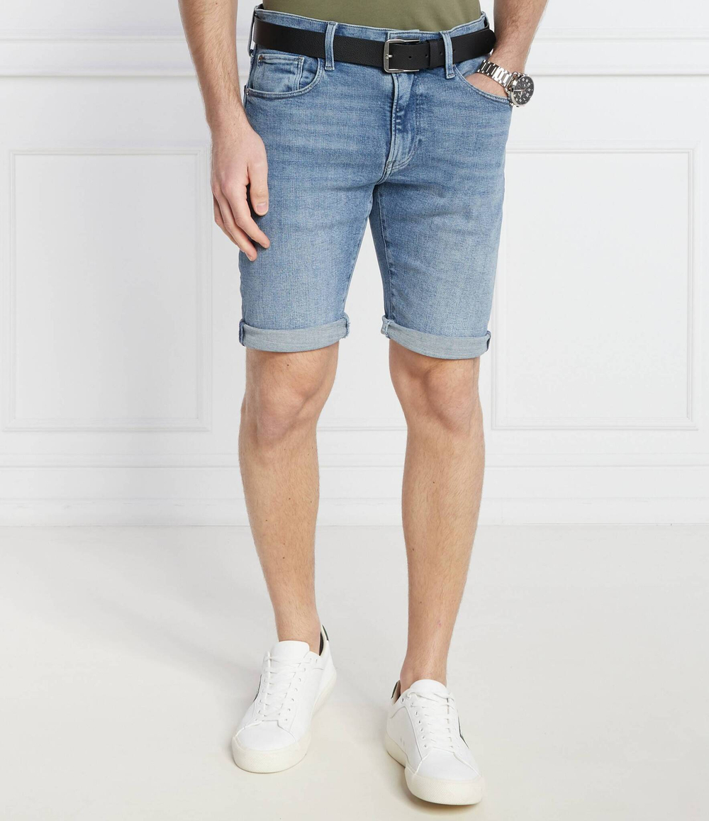 Джинсовые шорты 3301 G- Star Raw - голубой(D10481 D441)