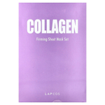 Lapcos, набор тканевых масок для упругости кожи с коллагеном, 5 шт. по 25 мл (0,84 жидк. унции)