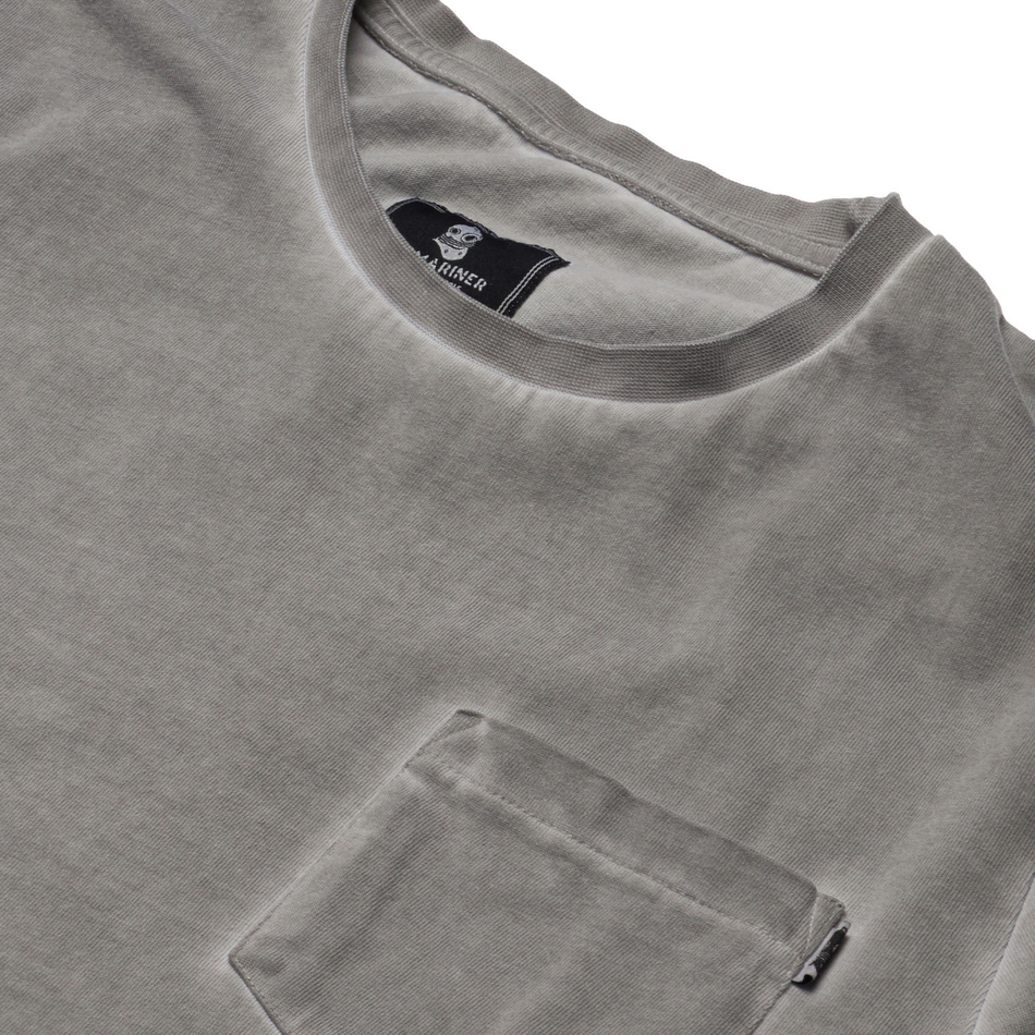 TSHRT Military Pocket GMD Vintage Effect Light Grey