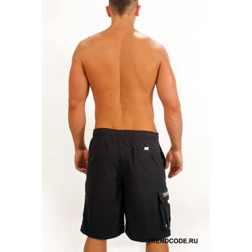 Мужские шорты пляжные черные ABERCROMBIE&amp;FITCH 52831