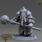 Локсодон Слон Воин Паладин Варвар Файтер Рыцарь миниатюра для dnd, днд, pathfinder, фентези, Настольная игра, НРИ, Варгейм, РПГ