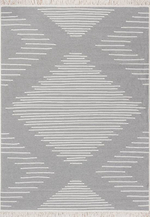 Двусторонний безворсовый ковер Arya AR 15 Grey (160*230 см)