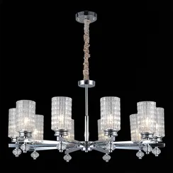 Люстра потолочная ILLUMICO E14  IL8678-10P-20 CR