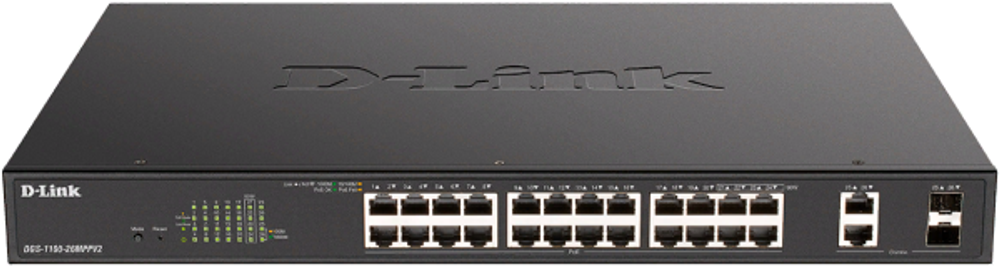 Коммутатор управляемый D-link DGS-1100-26MPPV2/A3A