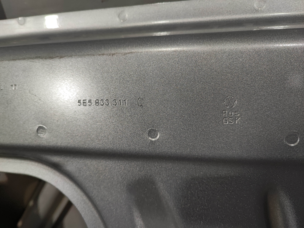 Дверь задняя левая Skoda Octavia 3 (A7) 13-20 Б/У Оригинал 5E5833055B